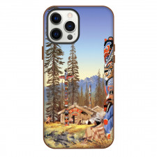 Native American Phone Case For iPhone Samsung Galaxy Pixel OnePlus Vivo Xiaomi Asus Sony Motorola Nokia - Native American Haida Village Painting