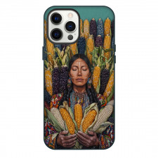 Native American Phone Case For iPhone Samsung Galaxy Pixel OnePlus Vivo Xiaomi Asus Sony Motorola Nokia - Native American Holding Corn Portrait