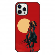 Native American Phone Case For iPhone Samsung Galaxy Pixel OnePlus Vivo Xiaomi Asus Sony Motorola Nokia - Native American Native Rider Sunset Poster
