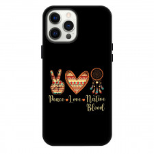 Native American Phone Case For iPhone Samsung Galaxy Pixel OnePlus Vivo Xiaomi Asus Sony Motorola Nokia - Native American Peace Love Native Blood