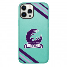 Queensland Firebirds Phone Case For iPhone Samsung Galaxy Pixel OnePlus Vivo Xiaomi Asus Sony Motorola Nokia - Large Logo With Stripe