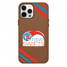 New South Wales Swifts Phone Case For iPhone Samsung Galaxy Pixel OnePlus Vivo Xiaomi Asus Sony Motorola Nokia - Large Logo With Stripe