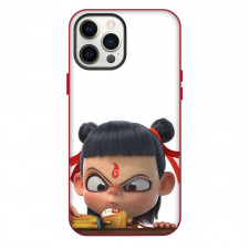 Ne Zha Phone Case For iPhone Samsung Galaxy Pixel OnePlus Vivo Xiaomi Asus Sony Motorola Nokia - Ne Zha Angry 3D Portrait On White Background