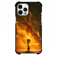 Ne Zha Phone Case For iPhone Samsung Galaxy Pixel OnePlus Vivo Xiaomi Asus Sony Motorola Nokia - Ne Zha The Devil Child Standing Infront Of Fire Poster