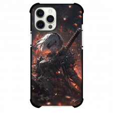NieR Automata 2B For iPhone Samsung Galaxy Pixel OnePlus Vivo Xiaomi Asus Sony Motorola Nokia - 2B Bloody Portrait