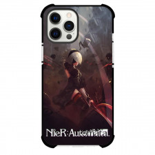 NieR Automata 2B For iPhone Samsung Galaxy Pixel OnePlus Vivo Xiaomi Asus Sony Motorola Nokia - 2B Fighting Pose Illustration