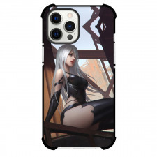 NieR Automata A2 For iPhone Samsung Galaxy Pixel OnePlus Vivo Xiaomi Asus Sony Motorola Nokia - A2 Sitting Side Portrait