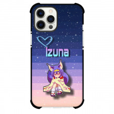 No Game No Life Izuna Hatsuse Phone Case For iPhone Samsung Galaxy Pixel OnePlus Vivo Xiaomi Asus Sony Motorola Nokia - Izuna Hatsuse Sitting On Blue Sky Illustration