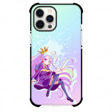 No Game No Life Shiro Phone Case For iPhone Samsung Galaxy Pixel OnePlus Vivo Xiaomi Asus Sony Motorola Nokia - Shiro Wear Purple Dress Illustration Art On Purple Poster