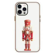 Nutcraker Phone Case For iPhone Samsung Galaxy Pixel OnePlus Vivo Xiaomi Asus Sony Motorola Nokia - Fierce 3d Portrait Digital Art Beige Background