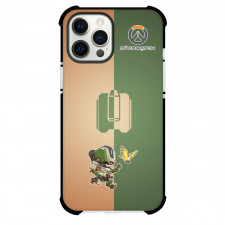 Overwatch Bastion Phone Case For iPhone And Samsung Galaxy Devices - Bastion Chibi Art Sticker