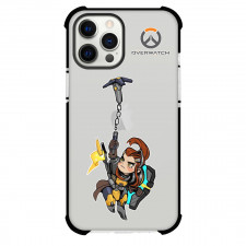 Overwatch Brigitte Phone Case For iPhone And Samsung Galaxy Devices - Brigitte Attack Mode Cartoon Art Sticker