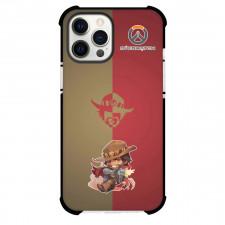 Overwatch Cassidy Phone Case For iPhone And Samsung Galaxy Devices - Cassidy Chibi Art Sticker