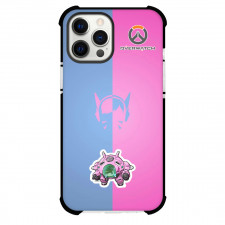 Overwatch DVa Phone Case For iPhone And Samsung Galaxy Devices - DVa Attack Mode Chibi Art Sticker