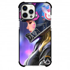 Overwatch D Va Phone Case For iPhone And Samsung Galaxy Devices - D Va Side Portrait Illustration