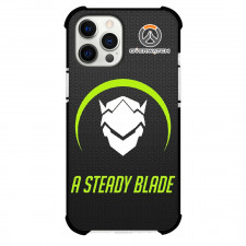Overwatch Genji Phone Case For iPhone And Samsung Galaxy Devices - Genji Symbol On Black Background