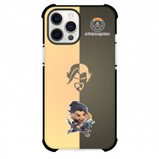 Overwatch Hanzo Phone Case For iPhone And Samsung Galaxy Devices - Hanzo Chibi Art Sticker