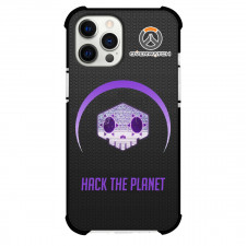 Overwatch Sombra Phone Case For iPhone And Samsung Galaxy Devices - Sombra Symbol On Black Background