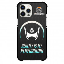 Overwatch Symmetra Phone Case For iPhone And Samsung Galaxy Devices - Symmetra Symbol On Black Background