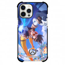 Overwatch Tracer Phone Case For iPhone And Samsung Galaxy Devices - Tracer Back Portrait Shooting