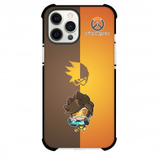 Overwatch Tracer Phone Case For iPhone And Samsung Galaxy Devices - Tracer Chibi Art Sticker
