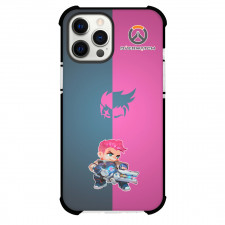 Overwatch Zarya Phone Case For iPhone And Samsung Galaxy Devices - Zarya Chibi Art Sticker