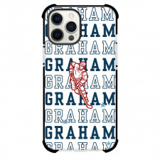 Off Campus Garrett Graham Phone Case For iPhone Samsung Galaxy Pixel OnePlus Vivo Xiaomi Asus Sony Motorola Nokia - Garrett Graham Hockey Typography Pattern Art Poster