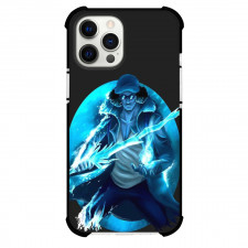 One Piece Kuzan Phone Case For iPhone and Samsung Galaxy Devices - Kuzan Blue Portrait with Ice Knief