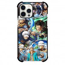 One Piece Trafalgar D. Water Law Phone Case For iPhone and Samsung Galaxy Devices - Trafalgar D. Water Law Collage