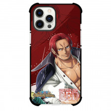 One Piece Shanks Phone Case For iPhone and Samsung Galaxy Devices - Shanks Portrait On Red Background