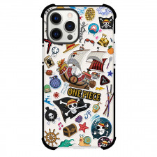 One Piece Phone Case For iPhone Samsung Galaxy Pixel OnePlus Vivo Xiaomi Asus Sony Motorola Nokia - One Piece Sticker Bomb Pirate Adventure Collage Poster