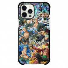 One Piece Roronoa Zoro Phone Case For iPhone and Samsung Galaxy Devices - Roronoa Zoro Collage