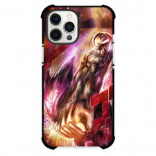 One Punch Man Garou Saitama Phone Case For iPhone and Samsung Galaxy Devices - Garou Saitama Battle On Light Background