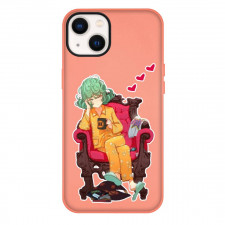 One Punch Man Tatsumaki Phone Case For iPhone and Samsung Galaxy Devices - Tatsumaki Wear Pajamas Sitting On Chair