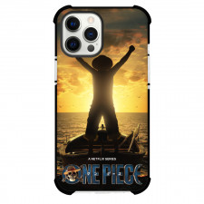 One Piece Netflix Monkey D Luffy Phone Case For iPhone And Samsung Galaxy Devices - Monkey D Luffy Back Portrait On The Boat