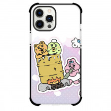 Opanchu Usagi Phone Case For iPhone Samsung Galaxy Pixel OnePlus Vivo Xiaomi Asus Sony Motorola Nokia - Opanchu Usagi Cute Drawing Sticker On Pink Background