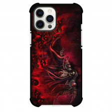 Overlord Ainz Ooal Gown Phone Case For iPhone Samsung Galaxy Pixel OnePlus Vivo Xiaomi Asus Sony Motorola Nokia - Ainz Ooal Gown Skulls in Red Background