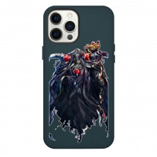 Overlord Ainz Ooal Gown Phone Case For iPhone Samsung Galaxy Pixel OnePlus Vivo Xiaomi Asus Sony Motorola Nokia - Ainz Ooal Gown Standing Portrait Holding Weapon White Background