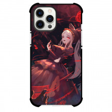 Overlord Shalltear Bloodfallen Phone Case For iPhone Samsung Galaxy Pixel OnePlus Vivo Xiaomi Asus Sony Motorola Nokia - Shalltear Bloodfallen Side Portrait Black Red Smoke Background