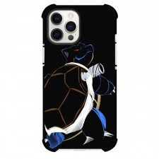 Pokemon Blastoise Phone Case For iPhone Samsung Galaxy Pixel OnePlus Vivo Xiaomi Asus Sony Motorola Nokia - Blastoise Silhouette Black Background