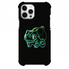 Pokemon Bulbasaur Phone Case For iPhone Samsung Galaxy Pixel OnePlus Vivo Xiaomi Asus Sony Motorola Nokia - Bulbasaur Line Art Black Background