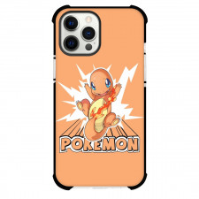 Pokemon Charmander Phone Case For iPhone Samsung Galaxy Pixel OnePlus Vivo Xiaomi Asus Sony Motorola Nokia - Charmander Jumping Pokemon Word Art
