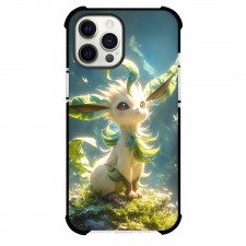 Pokemon Leafeon Phone Case For iPhone Samsung Galaxy Pixel OnePlus Vivo Xiaomi Asus Sony Motorola Nokia - Leafeon Sitting 3D Art