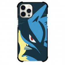 Pokemon Lucario Phone Case For iPhone Samsung Galaxy Pixel OnePlus Vivo Xiaomi Asus Sony Motorola Nokia - Lucario Face Minimalist Art