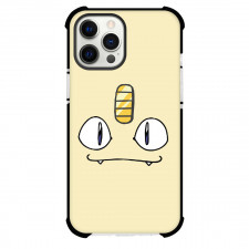 Pokemon Meowth Phone Case For iPhone Samsung Galaxy Pixel OnePlus Vivo Xiaomi Asus Sony Motorola Nokia - Meowth Face Minimalist Art