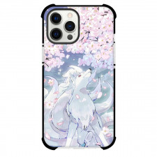 Pokemon Ninetales Phone Case For iPhone Samsung Galaxy Pixel OnePlus Vivo Xiaomi Asus Sony Motorola Nokia - Ninetales Cherry Blossoms Anime