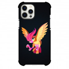 Pokemon Pidgeotto Phone Case For iPhone Samsung Galaxy Pixel OnePlus Vivo Xiaomi Asus Sony Motorola Nokia - Pidgeotto Flying Black Background