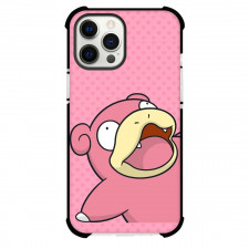 Pokemon Slowbro Phone Case For iPhone Samsung Galaxy Pixel OnePlus Vivo Xiaomi Asus Sony Motorola Nokia - Slowbro Mouth Open Pink Background
