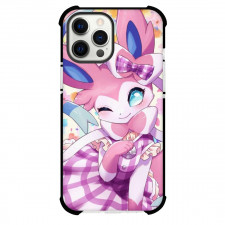 Pokemon Sylveon Phone Case For iPhone Samsung Galaxy Pixel OnePlus Vivo Xiaomi Asus Sony Motorola Nokia - Sylveon Wink Anime Art