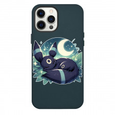 Pokemon Umbreon Phone Case For iPhone Samsung Galaxy Pixel OnePlus Vivo Xiaomi Asus Sony Motorola Nokia - Umbreon Sleep Moon Background